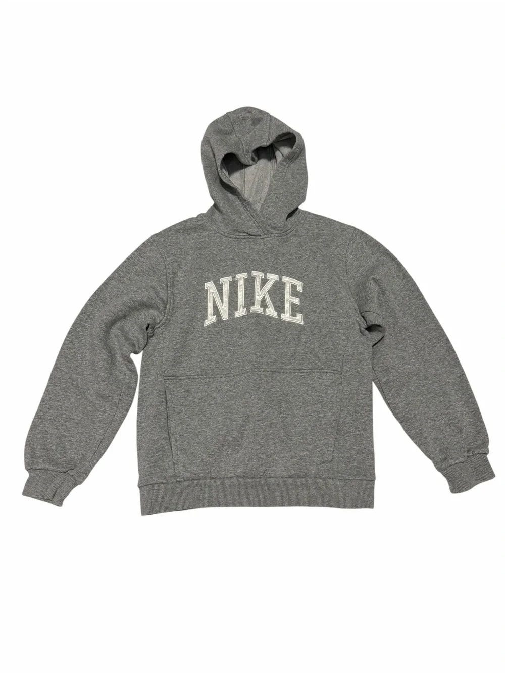 Nike Boys Sportswear Club Fleece Hoodie | Gray | Large